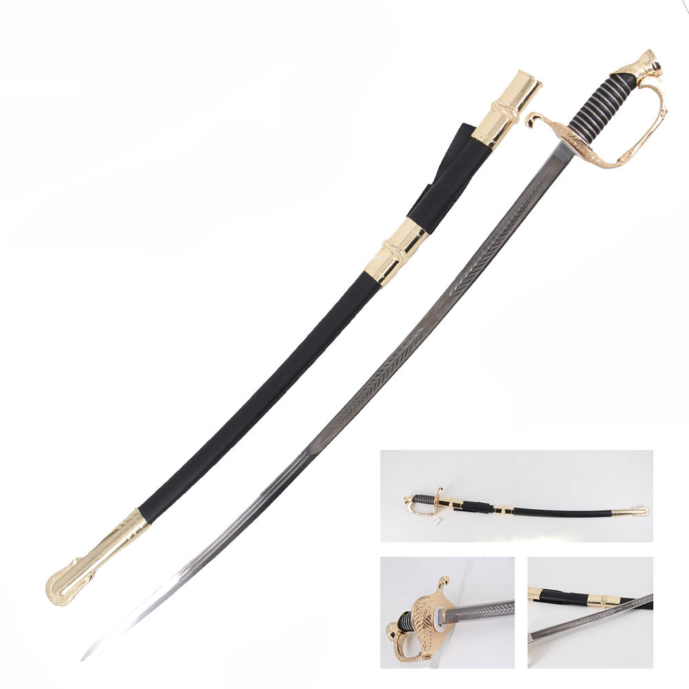 Premium Quality Officer's Parade Sword With Scabbard, Belt Loop and Bag - Tophatter's Army Products & Self Defense Collectible Weapons - Tophatter Daily Deals